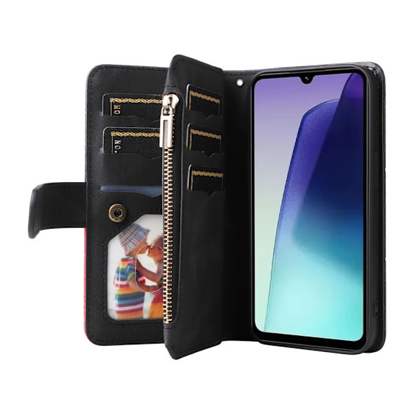KT Wallet Case til Xiaomi Redmi 14C Black
