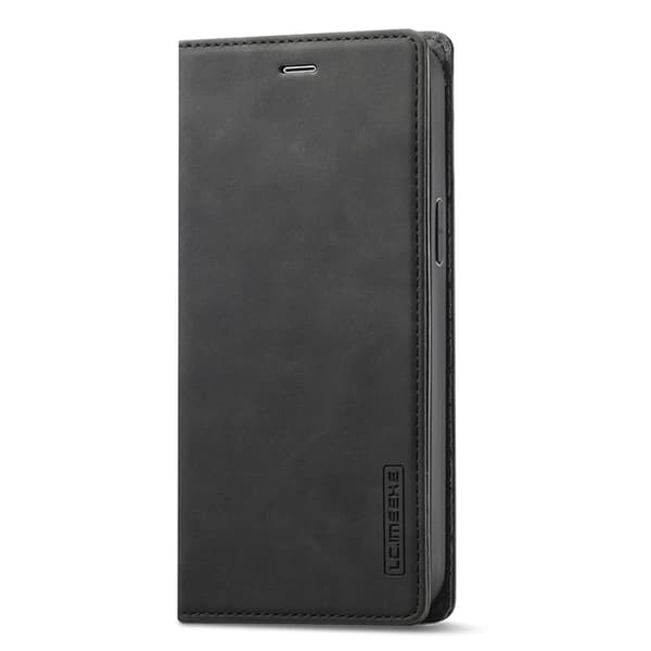 LC.IMEEKE Magnetisk telefontaske til iPhone 15 Stand Wallet Cover Black