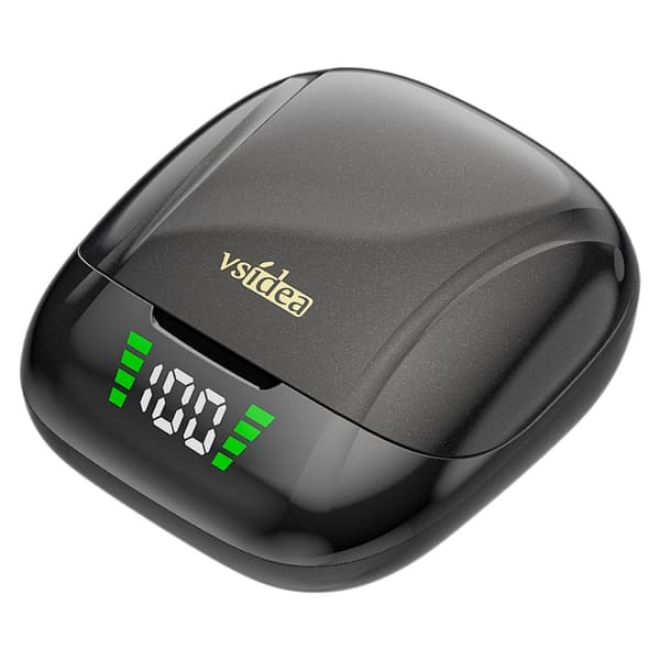 VSIDEA A9S Trådløse Hovedtelefoner BT 5.4 Støjreducerende Vandtætte Headset - Sort Black
