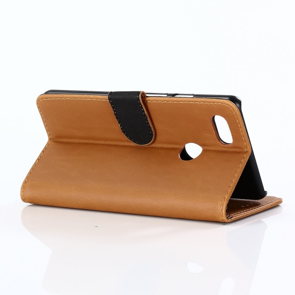 Retro Wallet -matkapuhelimen cover Google Pixel 3 XL:lle - ruskea Brown