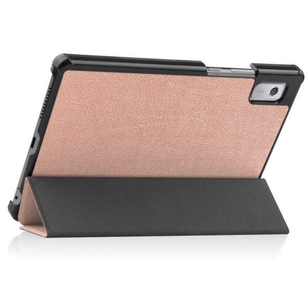 Tri-fold Fodral till Lenovo Tab M9 - RoseGold Rosa guld