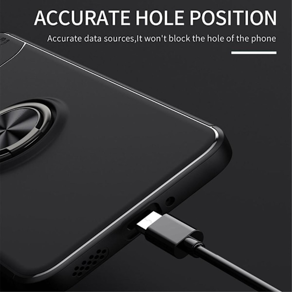 Finger Ring Kickstand TPU-etui for Xiaomi 13 5G Black