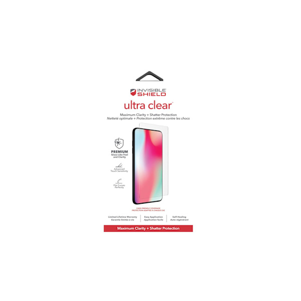 ZAGG InvisibleShield Ultra Clear Screen Samsung Galaxy S10 Lite Transparent