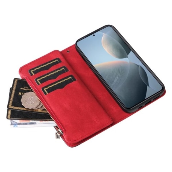 KT Wallet Case til Xiaomi 14T Red