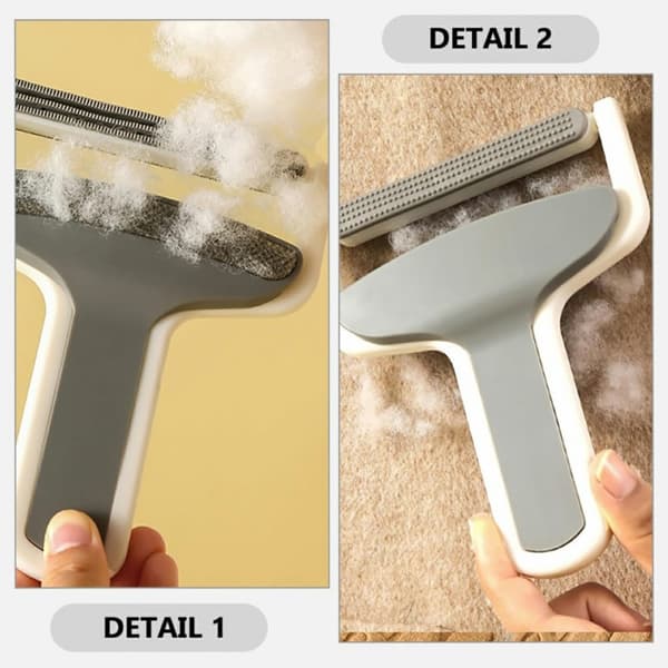 Lint Roller Brush Pets Hair Remover Rensebørste til tøj/seng/sofa White