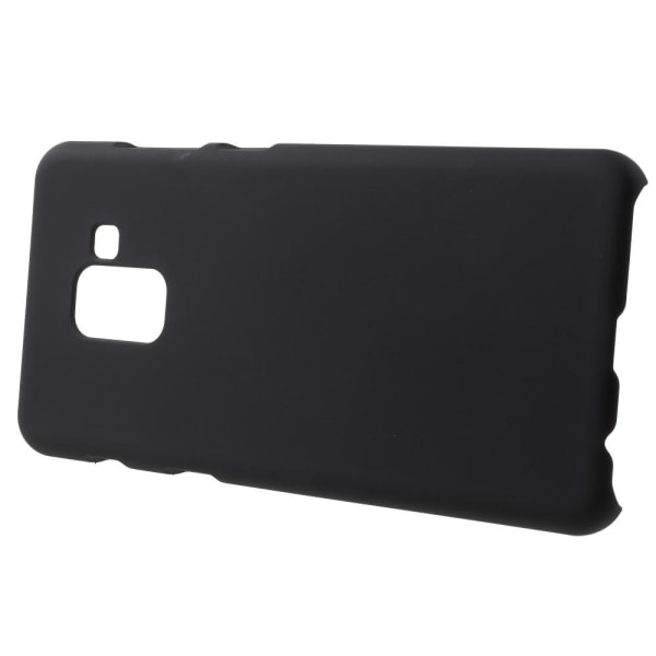 Gummibelagt pc-hårdt mobiltelefoncover til Samsung Galaxy A8 (2018) Black