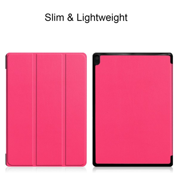 Kolminkertainen jalustan cover Lenovo Tab E10:lle - Rose Multicolor