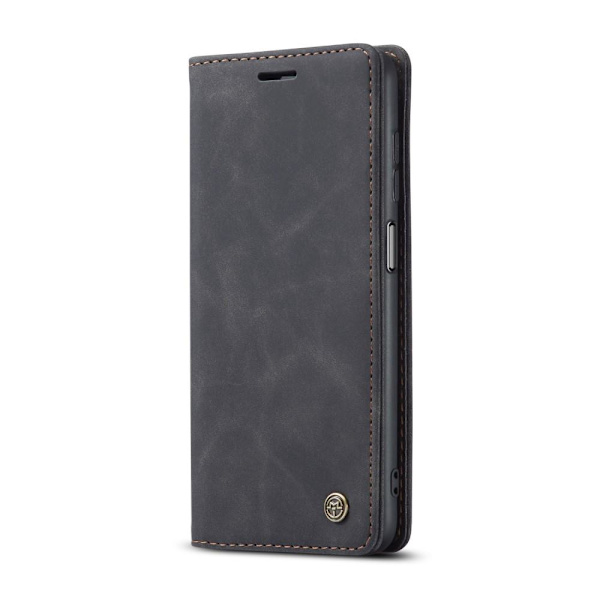 CASEME Retro Pung Taske til Samsung Galaxy A12 - Sort Black