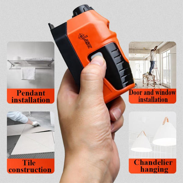 Point Line Cross Laser Spirit Level -monitoimilasertaso Red