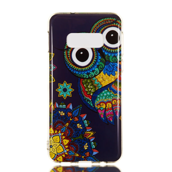 MTK Samsung Galaxy S10e TPU - Owl Pattern Svart