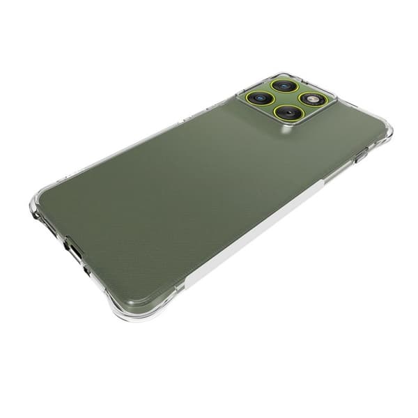 WANLONFENG mobildeksel med herdet glass til Motorola Edge 70 5G Transparent