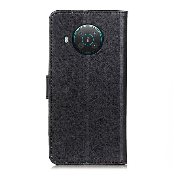 Lompakko Nahkainen Teline Nokia X20/X10 - Musta Black