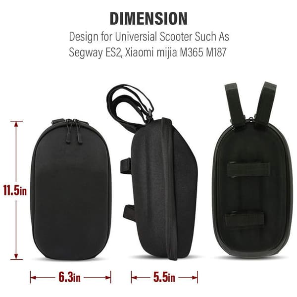 Veske til Xiaomi M365 Elektrisk Scooter Hard Shell - Svart Black