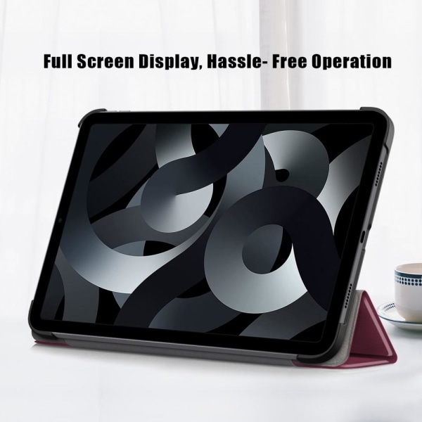 Trifoldet stativetui til iPad 10.9 (2022) Tabletcover - Wien Red Wine red
