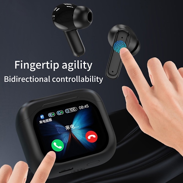 Översättare 150 språk Translation Smart Voice Bluetooth In Ear-hörlurar - Vit Vit