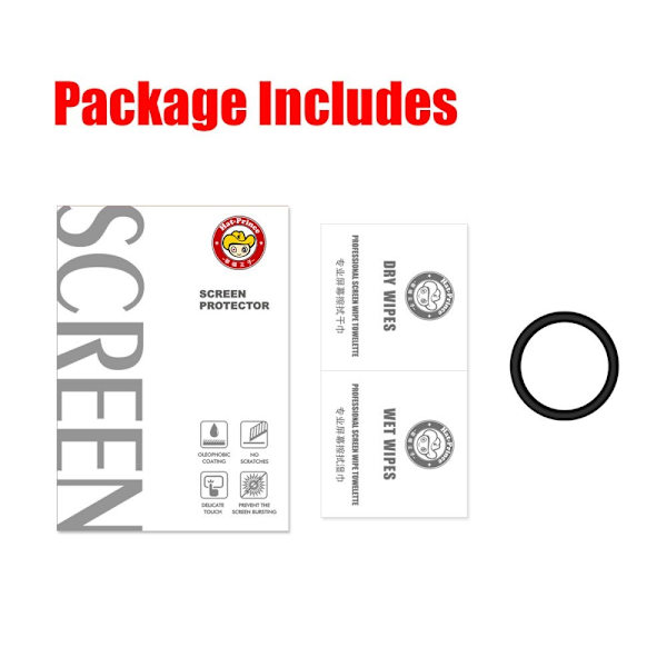 Huawei Watch GT2 42mm HAT PRINCE 3D PC Edge + PMMA hærdet glas Transparent