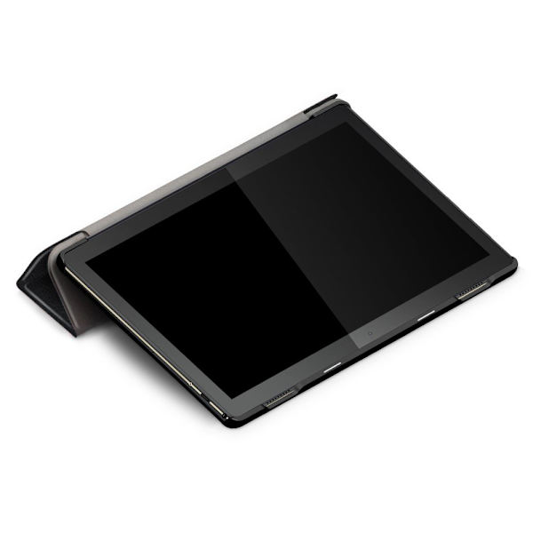 Tri-fold Fodral till Lenovo Tab M10 TB-X505F / TB-X605F - Svart Svart