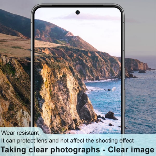IMAK Kameralinsebeskytter av herdet glass for Google Pixel 8 Pro Transparent