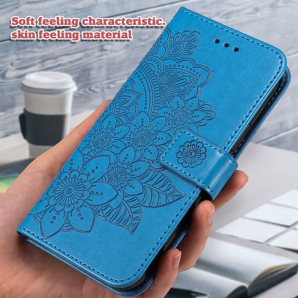 Til Xiaomi 17T Pungcover Mandala Blue