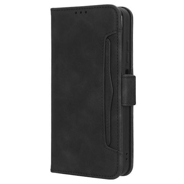 Ulefone Note 16 Pro useiden korttipaikkojen lompakkokotelon suoja Black