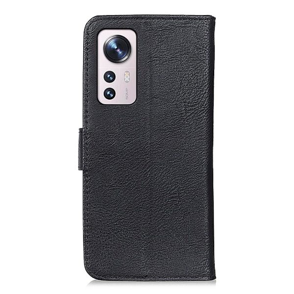 KHAZNEH Wallet Stand Case Xiaomi 12 Black