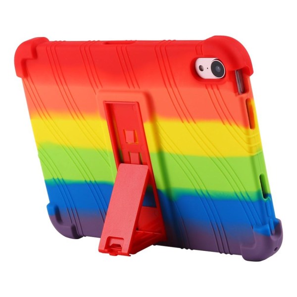 iPad Mini 2021 Blødt silikone beskyttende tabletcover Rainbow Pr Multicolor