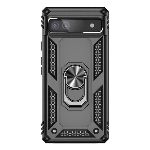 For Google Pixel 6a 5G Anti-fall TPU + PC Telefondeksel Black