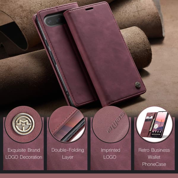 CASEME Google Pixel 10 Pro / Pixel 10 Kotelo Teline Puhelinkotelo Red