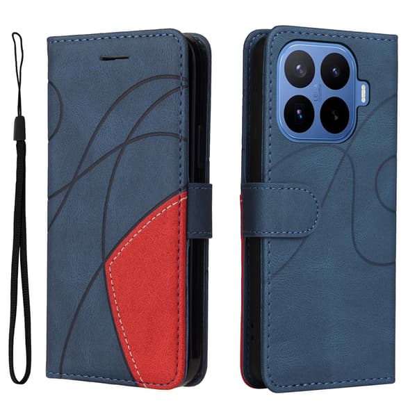 Til Xiaomi 17T Lommebokdeksel Bi-colour Blue