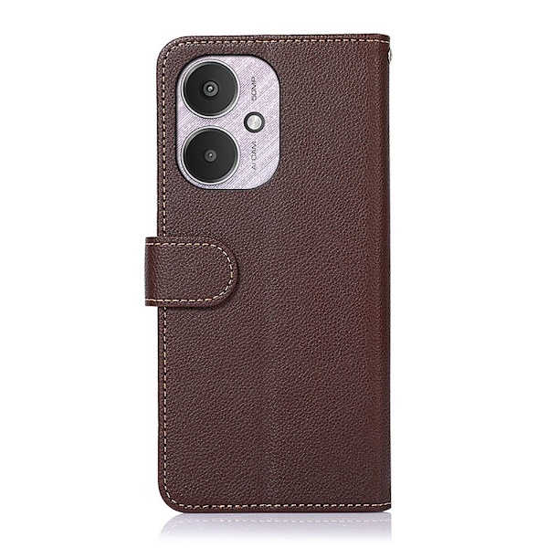 KHAZNEH Plånboksfodral till Xiaomi Redmi 13C - Brun-Blå Brun
