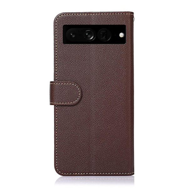 KHAZNEH Telefondæksel til Google Pixel 7 Pro - Brun/Blå Brown