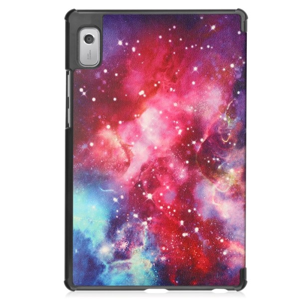 Trefoldet Stativdeksel for Lenovo Tab M9 - Stjernehimmel Multicolor