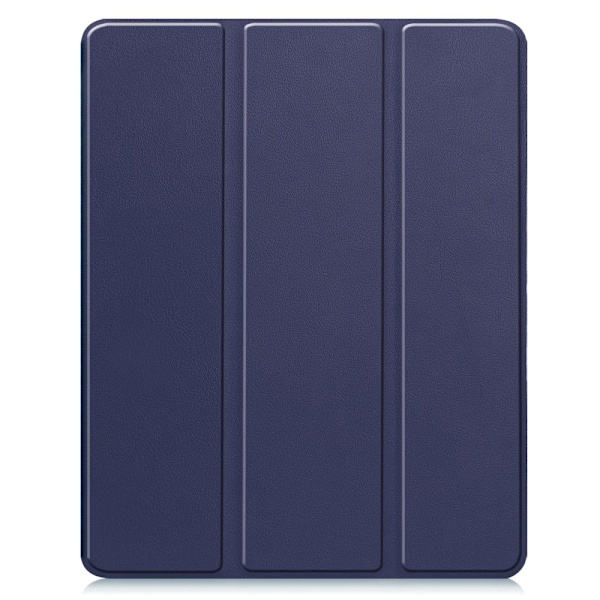 iPad Air 13 (2024) Kolminkertainen Teline Tabletin Suojakuori Kynäpidikkeellä Blue