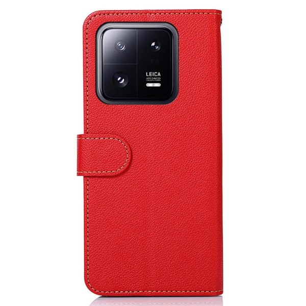 KHAZNEH Plånboksfodral till Xiaomi 13 - Röd/Svart Röd