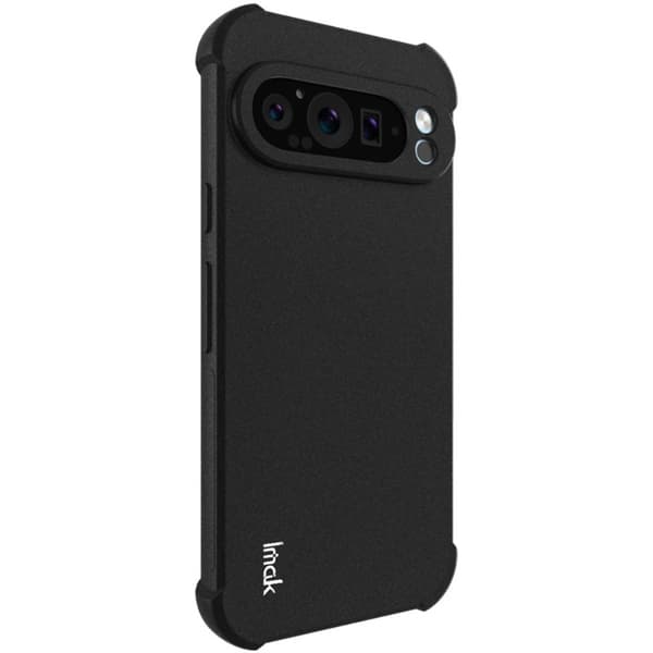 IMAK For Google Pixel 9 Pro XL TPU-etui støtsikker telefondeksel - Svart Black