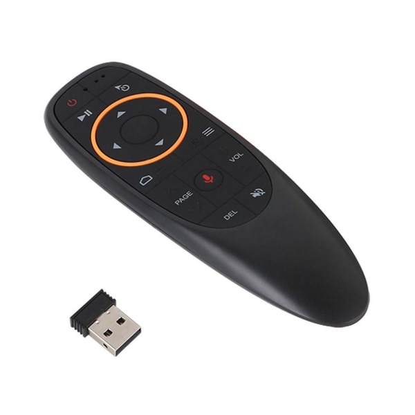 G10 trådløs mus fjernkontroll for bærbar PC Android TV-boks Black