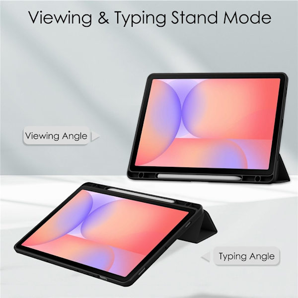 Til Samsung Galaxy Tab S10 Lite Etui Tablet Cover – Sort Black