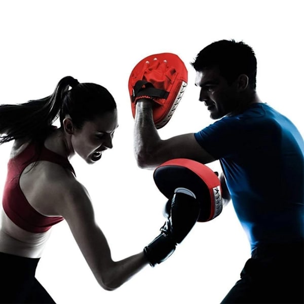 WOSWEIR 2 stk Boksning Karate Taekwondo Muay Thai Mitsar udstyr Mitsar Pads Red