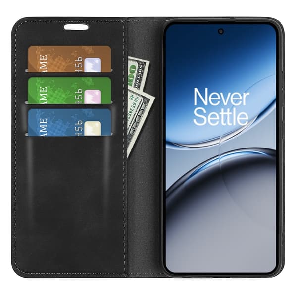 OnePlus Nord 4 Case Wallet - kotelolle Shell Phone Case - lompakko - musta Black
