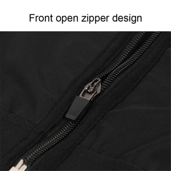 Løpevest med lommer, refleks, trening, workout - Størrelse Small Black
