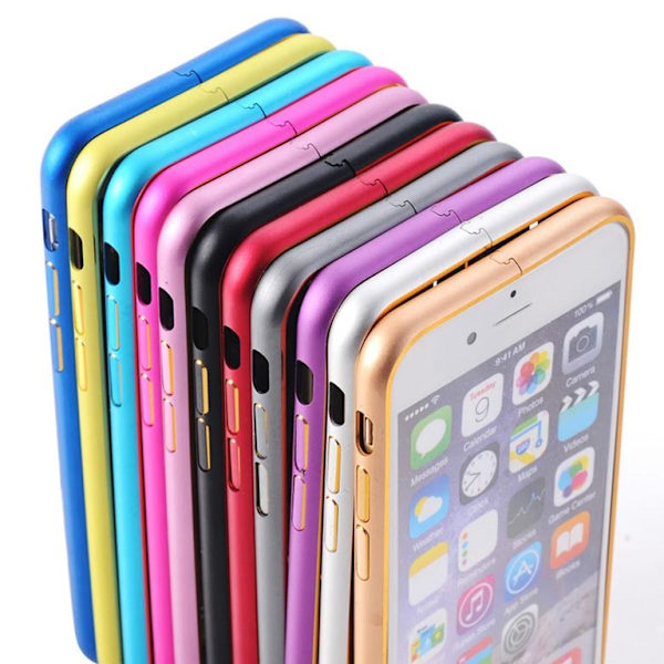 Aluminiumbumper för iPhone 6 Plus 5,5" Svart