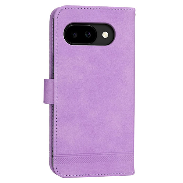 DIERFENG Til Google Pixel 10a Pungcover med Stander og Håndledsrem Purple