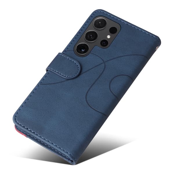 Til Samsung Galaxy S24 Ultra KT - serie - 1 dobbeltfarve Blue