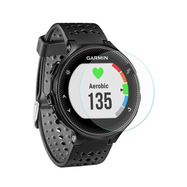 2 stk HAT PRINCE Garmin Forerunner 235 hærdet glas 0.2mm Transparent