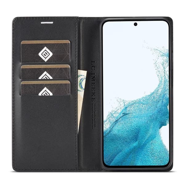LC.IMEEKE Pung Taske til Samsung Galaxy A14 5G/4G - Sort Black