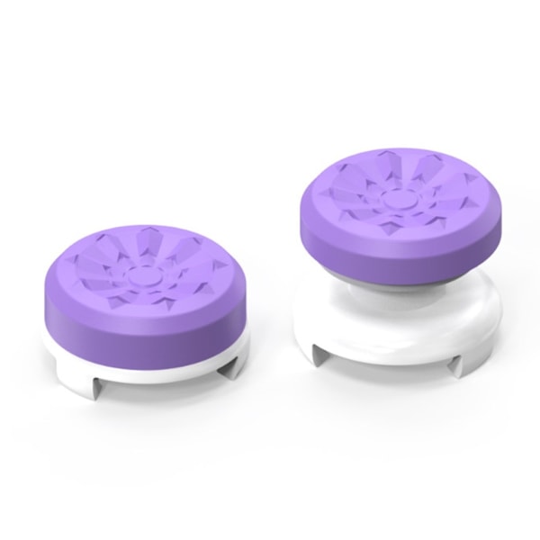 2st Tumgrepp Fingergrepp för Sony PlayStation 5 / 4 8BitDo Joystick Silikon - Lila Lila