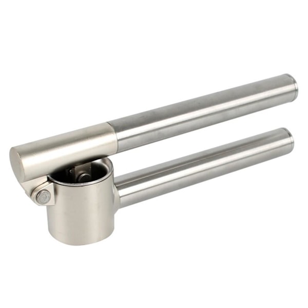 Valkosipulipuristin suuri pidennetty 186x70x50mm Ruostumaton teräs Silver