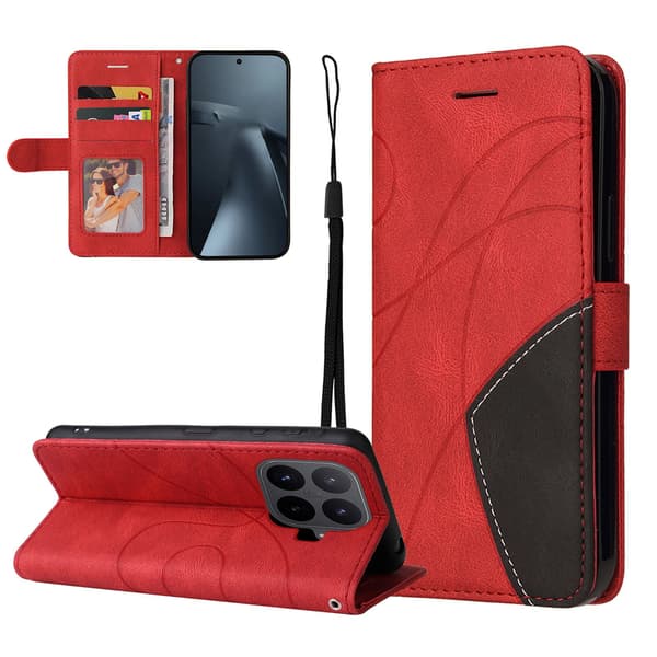 Xiaomi 17T Pro Lompakkokotelo Bi-colour Red