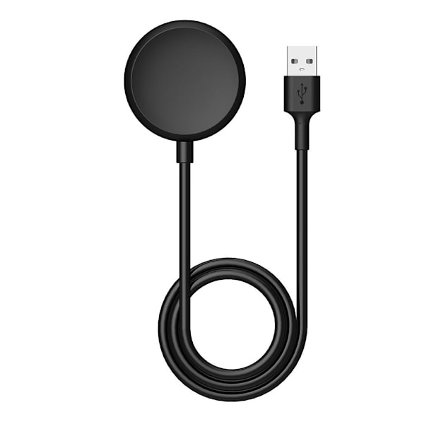 För Google Pixel Watch Laddningskabel docka USB 1m Svart