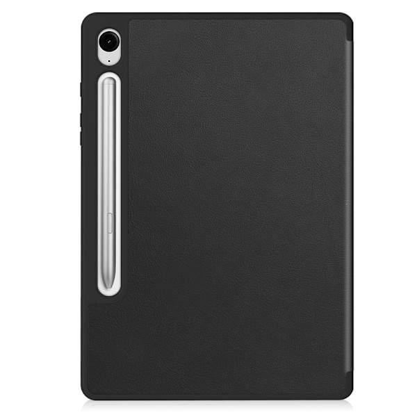 Tri-fold Smart-etui med stativ for Samsung Galaxy Tab S9 / S9 FE Black